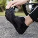 Взуття для пляжу і коралів аквашузи Diving shoes чорні із закритим носком 39 ( 25,2 см ) 302 - зображення 6