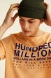 Футболка з принтом Pull&Bear Оранжевий S 9235/554/617 - изображение 3