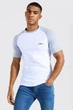 Футболка реглан boohoo Muscle Fit Білий XL mzz08074 - зображення 1