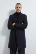Пальто шерстяне Zara Sustainable fabrica Чорний S 3057/590/401 - изображение 1