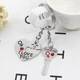Набор для влюбленных медальон кулон Love для фото и парные брелки I Love You U8069 8040 - изображение 7