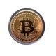 Сувенирная монета Bitcoin в пластиковом футляре - изображение 3