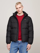 Пуховик зимовий короткий чоловічий Tommy Hilfiger DM0DM19786-BDS S Чорний (8720637317785) - зображення 1