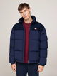 Пуховик зимовий короткий чоловічий Tommy Hilfiger DM0DM20004-C1G L Темно-синя (8720637321263) - зображення 1