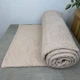 Простынь-покрывало жаккардовое махровое 100% Хлопок GM TEXTILE 150x200см 400г/м2 (Бежевый) - изображение 1