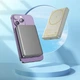 Повербанк Hoco Q26A 10000mAh PD 20W магнитный с функцией беспроводной зарядки titanium gold - изображение 4