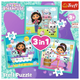 Puzzle Trefl Gabby's Dollhouse Koci domek Gabi 3 w 1 106 elementów (5900511348712) - obraz 5