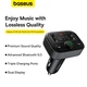 Адаптер автомобильный Baseus S-09 Lite Series Car FM Transmitter Cluster |2USB/1Type-c, PD/18W| черный - изображение 9