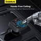 Адаптер автомобильный Baseus S-09 Lite Series Car FM Transmitter Cluster |2USB/1Type-c, PD/18W| черный - изображение 11