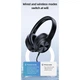 Навушники USAMS Wireless Headphone YH Series YH21 |BT5.3/AUX, 70h| чорні - зображення 12