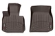 Коврики в салон WeatherTech BMW X3/X4 2018- с бортиком, какао, передние 4712731 - изображение 1
