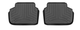Коврики в салон BMW 7-Series 2015-2019, с бортом, задние, черные, Weathertech 449392 - изображение 1
