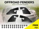 Комплект увеличенных пыльников XRoad брызговиков двигателя Toyota Tundra Sequoia G1 (2001-2006) 53737-0C010 53739-0C010 53736-0C010 53738-0C010 53736-0C020 53737-0C020 - изображение 2