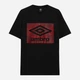 Футболка хлопковая длинная мужская Umbro Digi Camo Box Graphic Tee 66437U-060 M Черная (5063178240611) - изображение 5