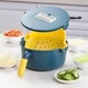 Шинковка-терка кругла з ручкою Multifunctional cooking machine SZK-6 - зображення 1