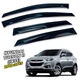 Дефлекторы окон (ветровики) для Hyundai Tucson II 2010-2015 IX35 накладные (DEFL) Q2 - изображение 1