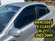 Дефлекторы окон (ветровики) для Mercedes E-class W-211 2003-2009 Sedan накладные (DEFL) Q2 - изображение 1
