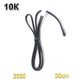 Датчик температури термістор термодатчик Термо Temperature Sensor NTC 3950 10K 50 см гумова головка - изображение 1