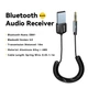 Bluetooth-адаптер Essager Bluetooth 5.0 автомобильный приемник AUX с микрофоном (EBT-YH01-P) - изображение 2