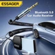 Bluetooth-адаптер Essager Bluetooth 5.0 автомобильный приемник AUX с микрофоном (EBT-YH01-P) - изображение 3