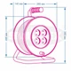 Катушка пустая большая для удлинителя и кабеля (до 100м) SVITTEX - изображение 2
