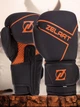 Боксерские перчатки Перчатки для бокса Zelart Boxing Для Тайского бокса Кикбоксинга 12 унций Оранжевые - изображение 1
