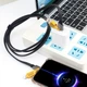 Кабель WUW-X207 USB 3 in 1 65W black (6972573336524) - зображення 8