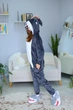 Женская кигуруми взрослая и подростковая Kigurumi Акула Мегалодон Серый M 155-165 см (1123) - изображение 2