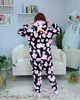 Женская кигуруми взрослая и подростковая Kigurumi Корова Бык С Розовыми Пятнами Черный XL 175-185 см (1114) - изображение 2