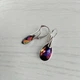 Комплект прикрас Hand Made з яскравими кристалами хамелеонами Swarovski кольору Volcano - зображення 3