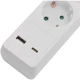 Мережевий подовжувач Emos P1322CU 3 розетки USB-A USB-C 2 м Білий (P1322CU) - зображення 6