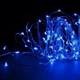 Гирлянда на батарейках и от USB Роса - 3 м., 30 LED диодов, провод гибкий металлический, свечение Синие (на елку, штору, окно, стену) - изображение 2