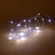 Гирлянда на батарейках - 2 м., 20 LED диодов , провод гибкий серебряный, свечение Холодный белый (на елку, штору, окно, стену) - изображение 2