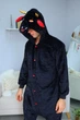 Чоловічі кігурумі доросла та підліткова Kigurumi Диявол Чортеня Демон Чорний M 155-165 см (1125/2) - зображення 3