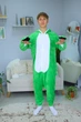 Мужские кигуруми взрослая и подростковая Kigurumi Змея Зеленая L 165-175 см (1111/2) - изображение 4
