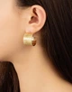 Серьги бижутерия металические Fashion Jewelry золотистого цвета - изображение 2