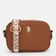 Сумка кросс-боди через плечо женская маленькая U.S. Polo Assn 27256658-AA00A Коричневая (786662014790_1159830929) - изображение 1