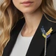 Брошь BROCHE бижутерия Растения Колоски с подвесками разноцветная BRBF114406 - изображение 2