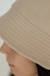 Шерстяная панама D.Hats бежевого цвета - изображение 5