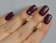 Серебряные серьги Silverstyle с пластинами из золота 045с, цвет камня мистик - изображение 7