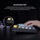 Игровая клавиатура Fantech ATOM96 MK890V2 Blue Switch с проводным подключением и механическими клавишами, RGB подсветка в светло-синем цвете. - изображение 4