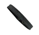 Браслет из натуральной кожи 1,3 см. цвет черный - изображение 2