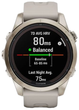 Smartwatch Garmin Fenix 7S Pro Sapphire Solar Edition Soft Gold with Light Sand Band (010-02776-15) - obraz 5