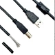 Кабель для принтера USB А->USB B з ферітами (квадратний) 1.5м 567096497 Чорний - зображення 4