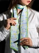 Авторський твіллі з українським принтом "Код націі" My Scarf - зображення 1