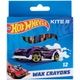 Крейда воскова 12 кольорів Hot Wheels HW24-070 4063276177353 - зображення 1