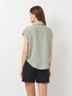 Сорочка бавовняна жіноча H&M 0-2346 XS М'ятна (KAY2000001537794) - зображення 2
