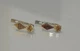 Серебряные серьги Silverstyle с золотыми пластинами 044с, цвет камня мистик - изображение 5