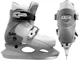 Коньки CCM раздвижные Tyke Expandable silver, 30-33 3490061-06 раздвижн. - изображение 1