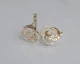 Серебряные серьги Silverstyle с золотыми пластинами 168с - изображение 1